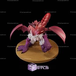 Manticore Monster Girl Encyclopedia 166mm STL Files