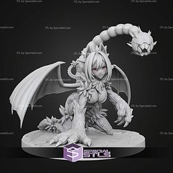 Manticore Monster Girl Encyclopedia 166mm STL Files