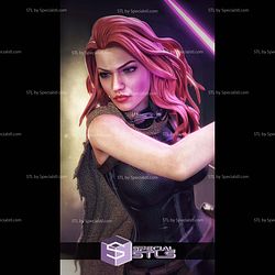 Mara Jade With Lightsaber STL Files