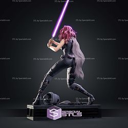 Mara Jade With Lightsaber STL Files