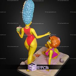 Marge Simpson And Maude Flanders STL Files