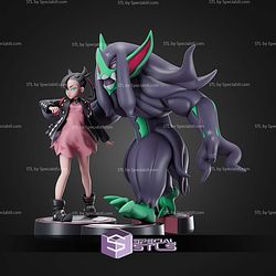 Marnie And Grimmsnarl Pokemon STL Files