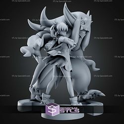 Marnie And Grimmsnarl Pokemon STL Files