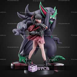 Marnie And Grimmsnarl Pokemon STL Files