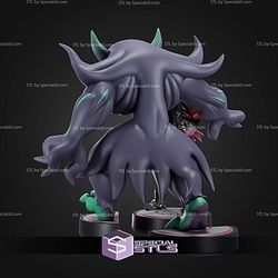 Marnie And Grimmsnarl Pokemon STL Files