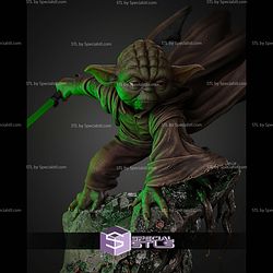 Master Yoda Kashyyyk Battle 1 6 STL Files