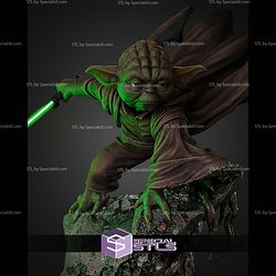 Master Yoda Kashyyyk Battle 1 6 STL Files