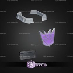 Megatron Helmet Stand STL Files