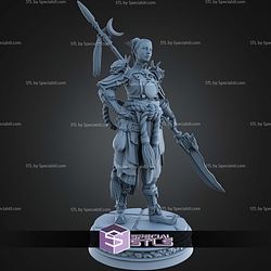 Mei Lan The Fierce 75mm STL Files
