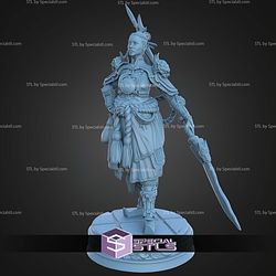 Mei Lan The Fierce 75mm STL Files