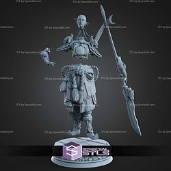 Mei Lan The Fierce 75mm STL Files