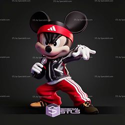 Mickey Mouse Urban Vibes Streetwear No AMS STL Files