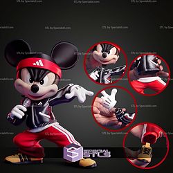 Mickey Mouse Urban Vibes Streetwear No AMS STL Files