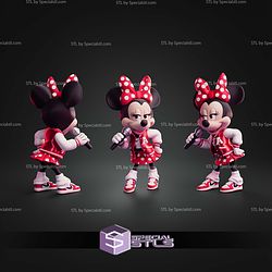 Minnie Mouse Urban Vibes Streetwear No AMS STL Files