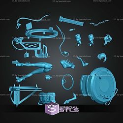 Motoko Kusanagi Ghost In The Shell Lab 241mm STL Files