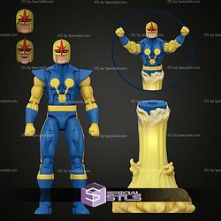 Nova Classic 1 12 Action Figure Marvel Legends Style STL Files