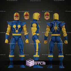 Nova Classic 1 12 Action Figure Marvel Legends Style STL Files