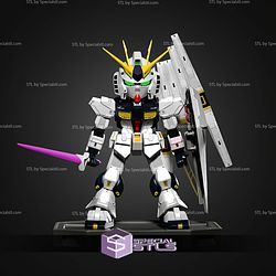 Nu Gundam Chibi STL Files