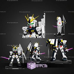 Nu Gundam Chibi STL Files