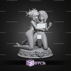 Ochaco And Togasailors 130mm MHA ALT School Girl STL Files