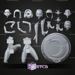 Ochaco And Togasailors 130mm MHA ALT School Girl STL Files