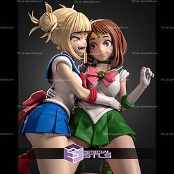 Ochaco And Togasailors 130mm MHA School Girl STL Files