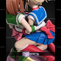 Ochaco And Togasailors 130mm MHA School Girl STL Files