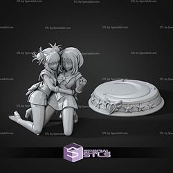 Ochaco And Togasailors 130mm MHA School Girl STL Files