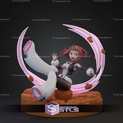 Ochaco Uraraka Falling 165mm STL Files