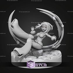 Ochaco Uraraka Falling 165mm STL Files