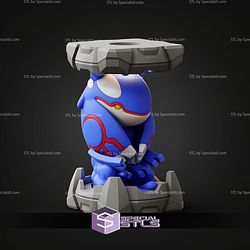 Pokemon Clone Lab Colletion Kyogre STL Files