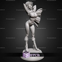 Power Girl Curvy Happy STL Files