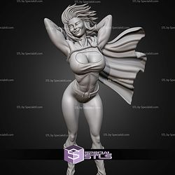 Power Girl Curvy Happy STL Files