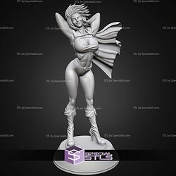 Power Girl Curvy Happy STL Files