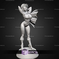 Power Girl Curvy Happy STL Files