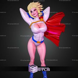 Power Girl Curvy Happy STL Files