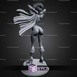 Power Girl Curvy Happy STL Files