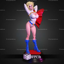 Power Girl Curvy Happy STL Files