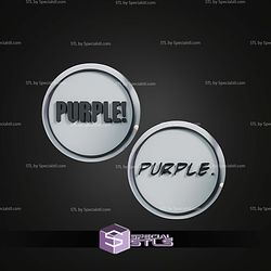 Purple Sorcerer Poster Gojo Toji 256mm Build Plate STL Files
