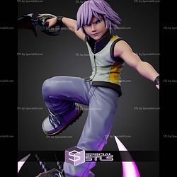 Riku Action Pose Kingdom Hearts STL Files