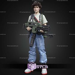 Ripley Aliens Various Pose STL Miniatures