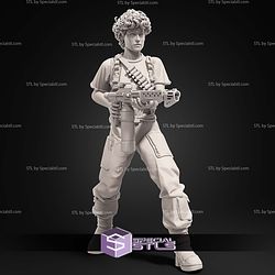 Ripley Aliens Various Pose STL Miniatures