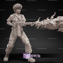 Ripley Aliens Various Pose STL Miniatures