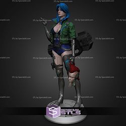 Roxxine Kade Cyberpunk 75mm STL Files