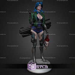 Roxxine Kade Cyberpunk 75mm STL Files