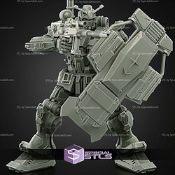 RX78 GE Various Pose STL Miniatures