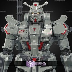 RX78 GE Various Pose STL Miniatures