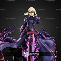 Saber Alter Fate Stay Night Without Mask 290mm STL Files