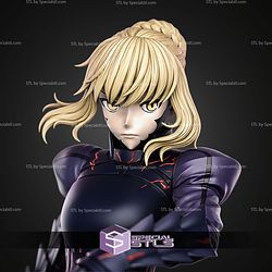 Saber Alter Fate Stay Night Without Mask 290mm STL Files