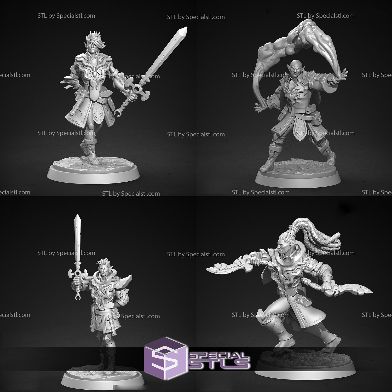 March 2022 Tribes Clay Cyanide Miniatures | SpecialSTL